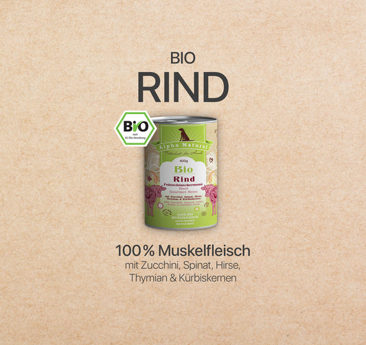 Bio-Rind Feinschmeckermenü mit Bio-Gemüse | 400g