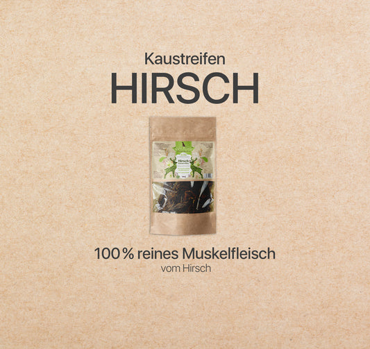 Hirsch-Muskelfleisch natur | 150g