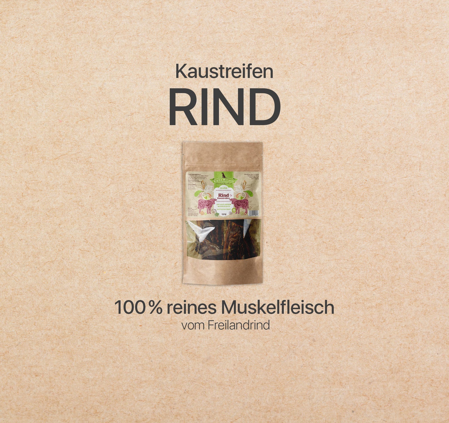 Rind-Muskelfleisch natur | 150g