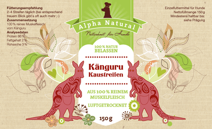Känguru-Muskelfleisch natur | 150g